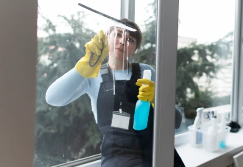 Nettoyage de vitres intérieures et extérieures à Chauvigny